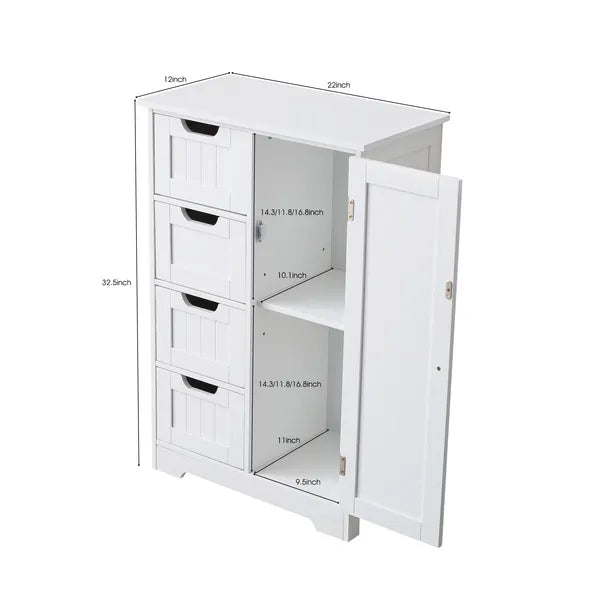 FRALIMK Kleiner Badezimmer-Speicherschrank, freistehender Speicherschrank Eingangsbereich-Schrank Hausspeicher für das Wohnzimmer