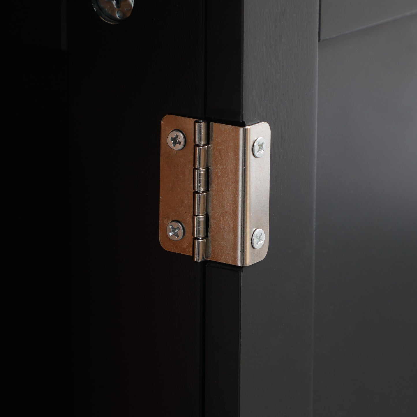 Unterwaschbecken-Badregal, Sockel-Waschbecken-Schrank mit 2 Türen, Regal und U-Form, Schwarz