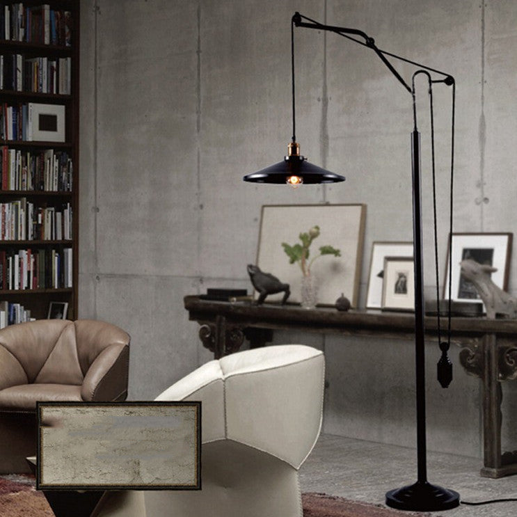 Amerikanischer Vintage-Industriestil Eisen-Stehlampe für Wohnzimmer und Schlafzimmer