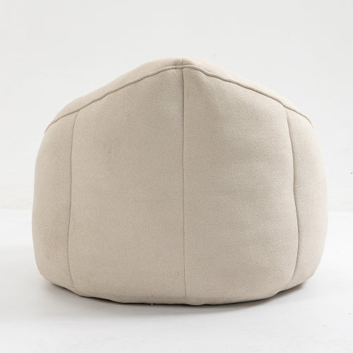 Bettwäsche Bohne Bag Sofa Stuhl Hochdruck-Schaum Bohne Bag Stuhl Material mit gepolstertem Schaum-Polster Komprimierter Bohne Bag mit Fußstütze