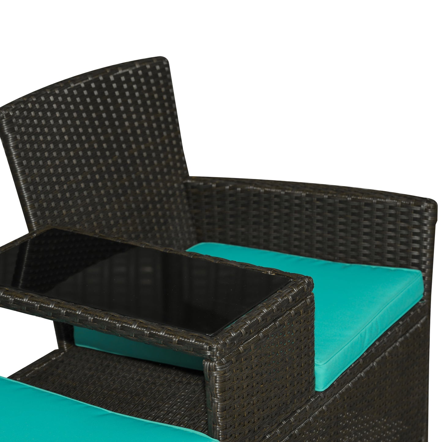 Outdoor-Patio-Loveseat-Gesprächsmöbel-Set