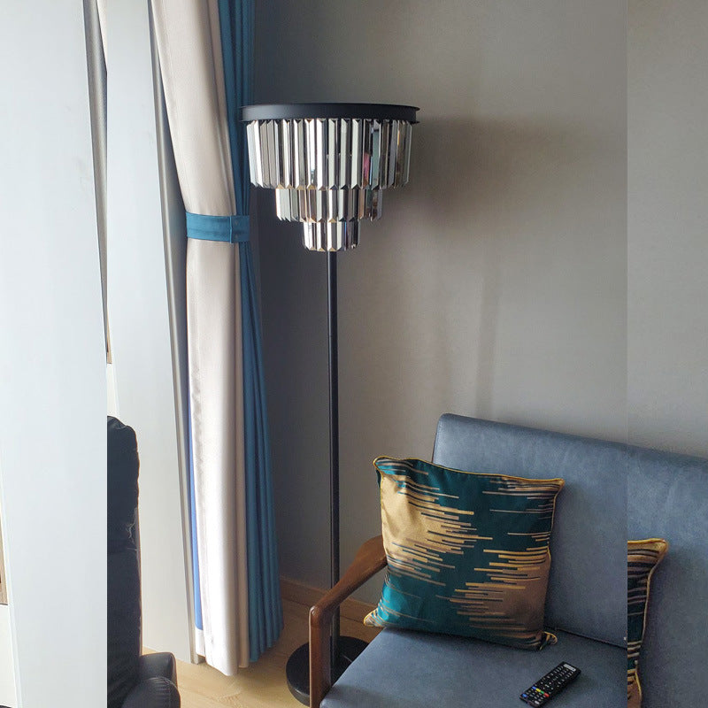 Luxus-Kristall-Stehlampen Retro Einfach Kreativ