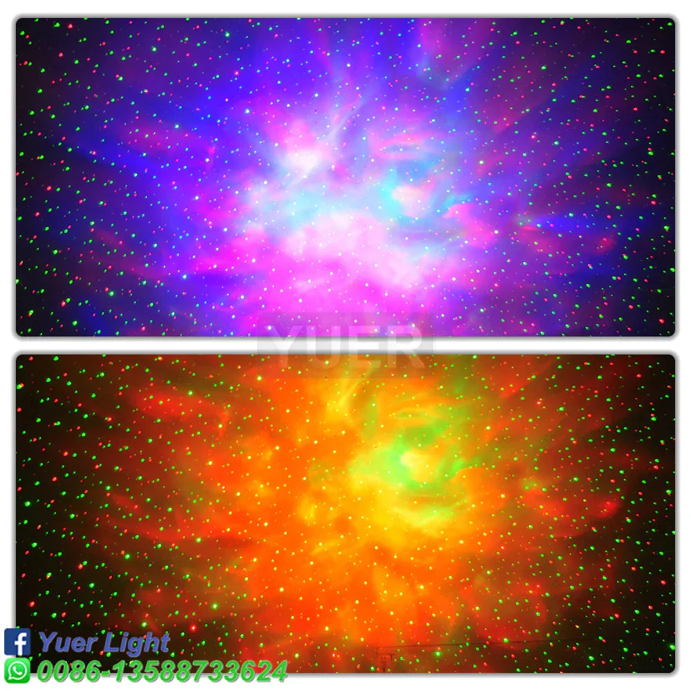 Decorbites™ LED Wasser+RG-Laserlicht DJ-Disco-Bühnenprojektor