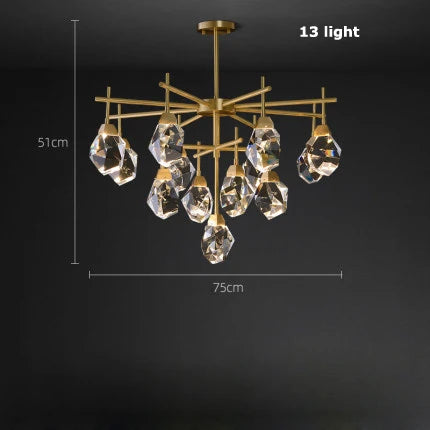 Decorbites™ Diamantkristallstein-Luster-Leuchter für das Esszimmer