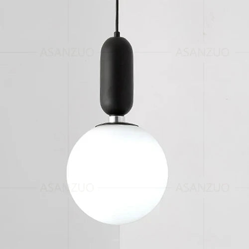 DecorBites™ Glass Ball LED Bedside Pendant Lamp