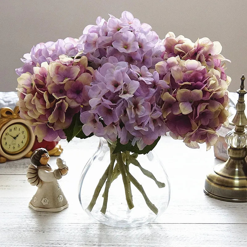 Decorbites™ Hortensienzweig Seidenblume Hochwertige Künstliche Party-Raum-Dekoration