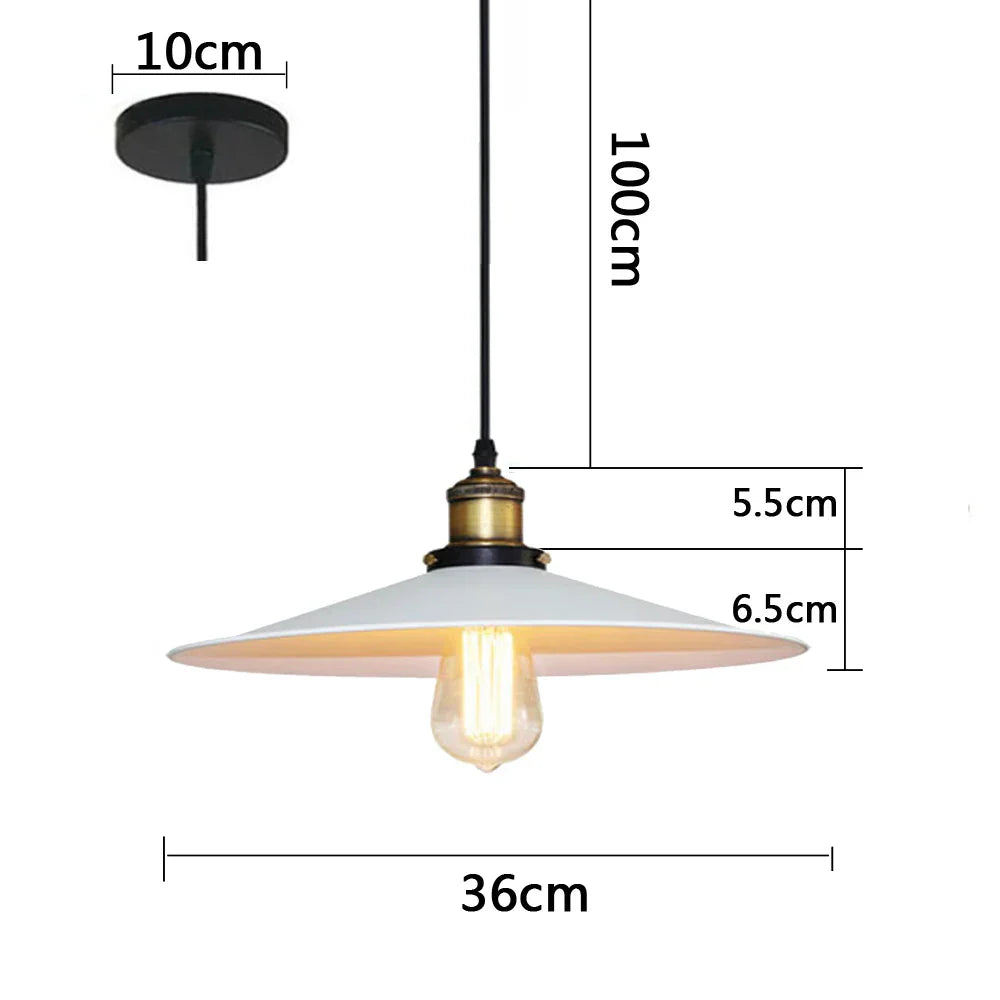 DecorBites™ Industrial Pendant Light - Vintage Retro Chandelier LED Ceiling Lamp