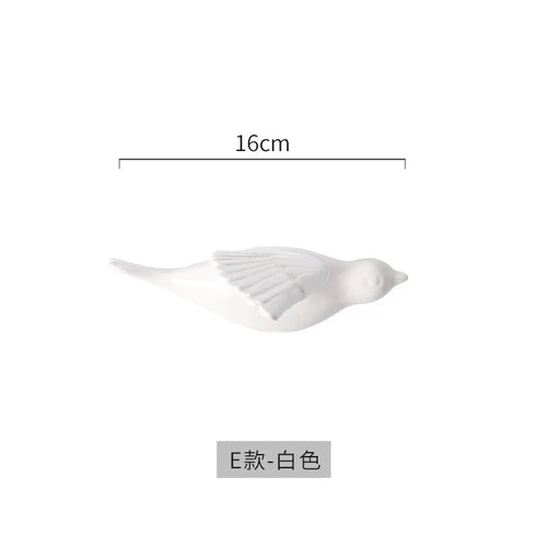 DecorBites™ Golden Bird Wall Hanging Modern Decor Pigeon Accessory