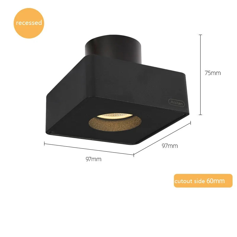 Decorbites™ LED Oberflächenmontierte Decken-Downlight Ultradünn Blendfrei Spotlicht für Innenbereiche