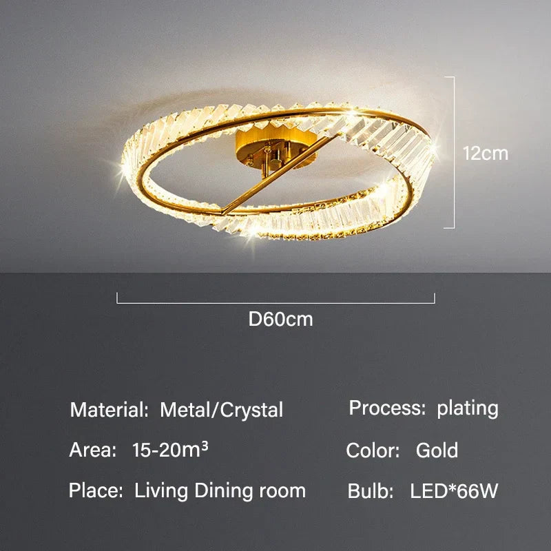 Decorbites™ Crystal-LED-Deckenleuchten: Moderne Luxusbeleuchtung für Küche und Esszimmer
