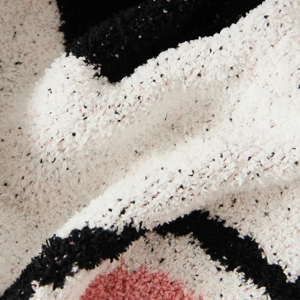 DecorBites™ Kawaii Bulldog Knitted Blanket - Cozy Dog Design Throw Blanket