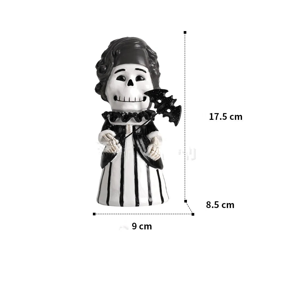 Decorbites™ Cartoon-Skelett-Herr Bat Halloween-Statue Heimdekoration Figur