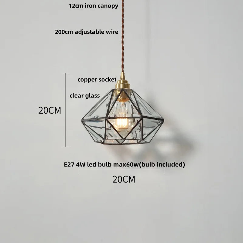 Decorbites™ Glas-LED-Hängeleuchte: Handgefertigte japanische Stil verstellbare Hängeleuchten