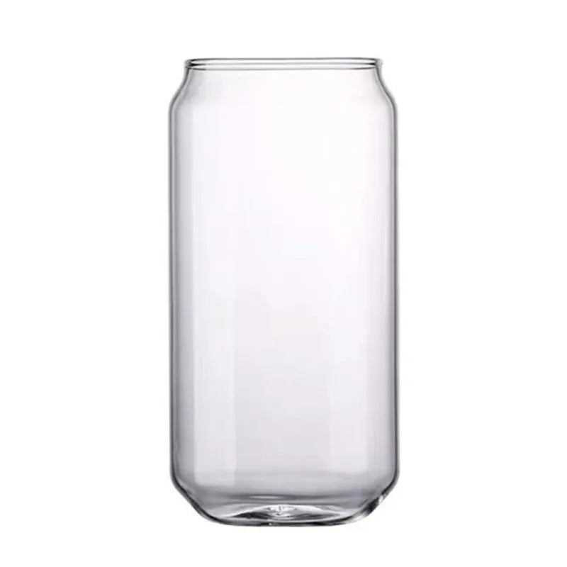 DecorBites™ 574ML Large Can Shape Beer Glass Cup, Durable Borosilicate Glass Drinkware