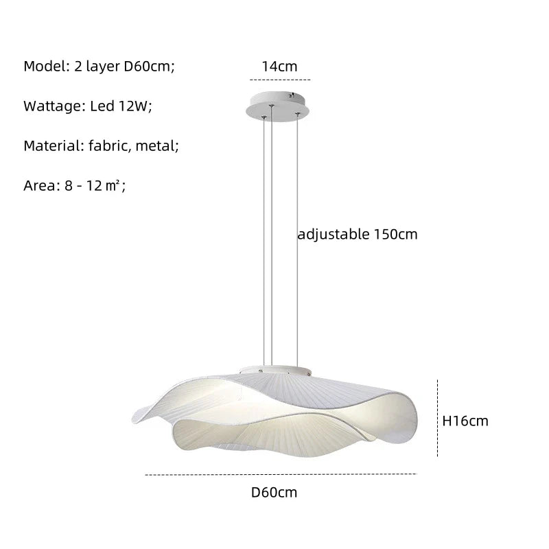 Modern Nordic Fabric Pendant Light