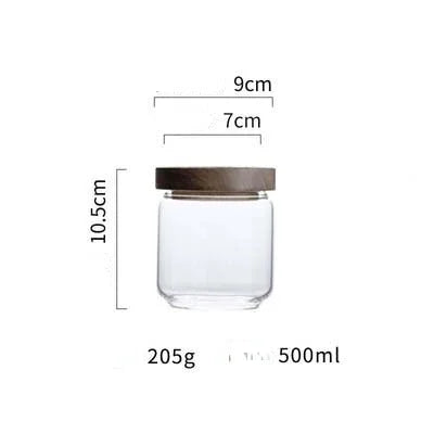 Decorbites™ Glas-Hermetische Aufbewahrungsgläser mit luftdichten Deckeln