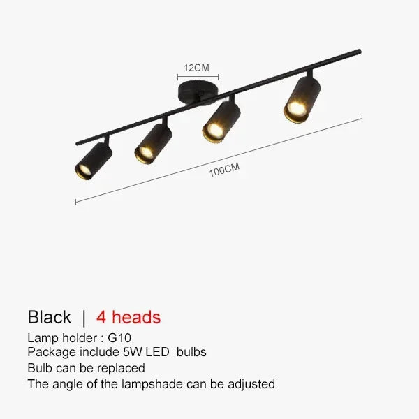 DecorBites™ Adjustable LED Ceiling Spotlight for Dining Kitchen Bedroom Background Lighting