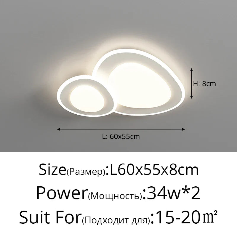 Decorbites™ LED-Kronleuchter für Schlafzimmer Wohnzimmer Esszimmer Arbeitszimmer Küche Heimdekoration
