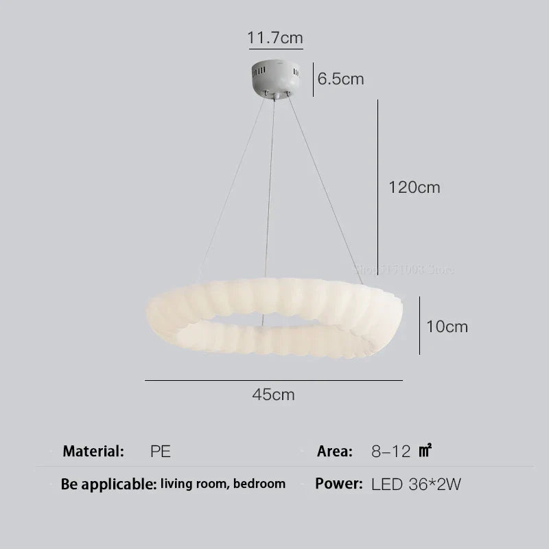 Decorbites™ Cloud LED-Kronleuchter Moderne Nordische Deckenlampe Ringbeleuchtung