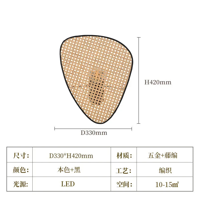 Decorbites™ Japanisches Rattan-Bodenleuchte für Villa-Wohnzimmer, Studierzimmer und Dachbodenbeleuchtung