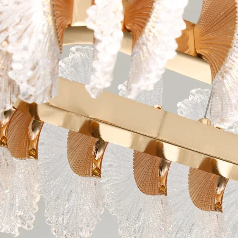 Decorbites™ Korallenblumen-Kristall-Leuchter: Moderne Luxus-LED-Pendelleuchte für Zuhause