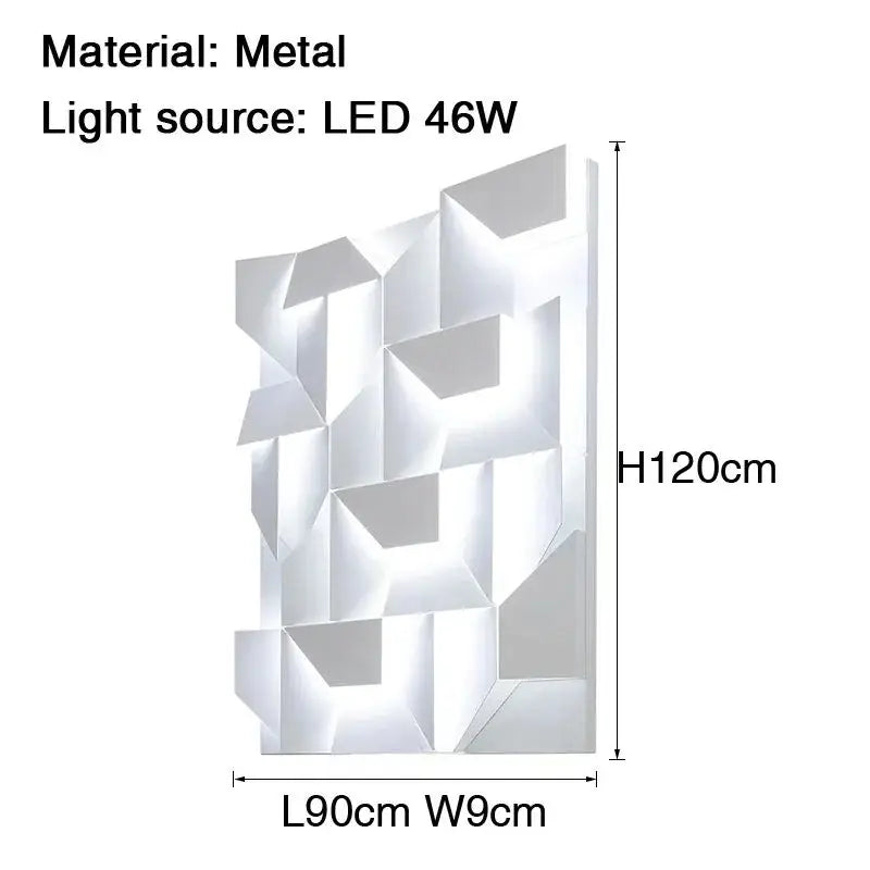 Decorbites™ Geometrische Kunst Innen-Wandlampe für Schlafzimmer Wohnzimmer Treppenhaus Heimdekoration