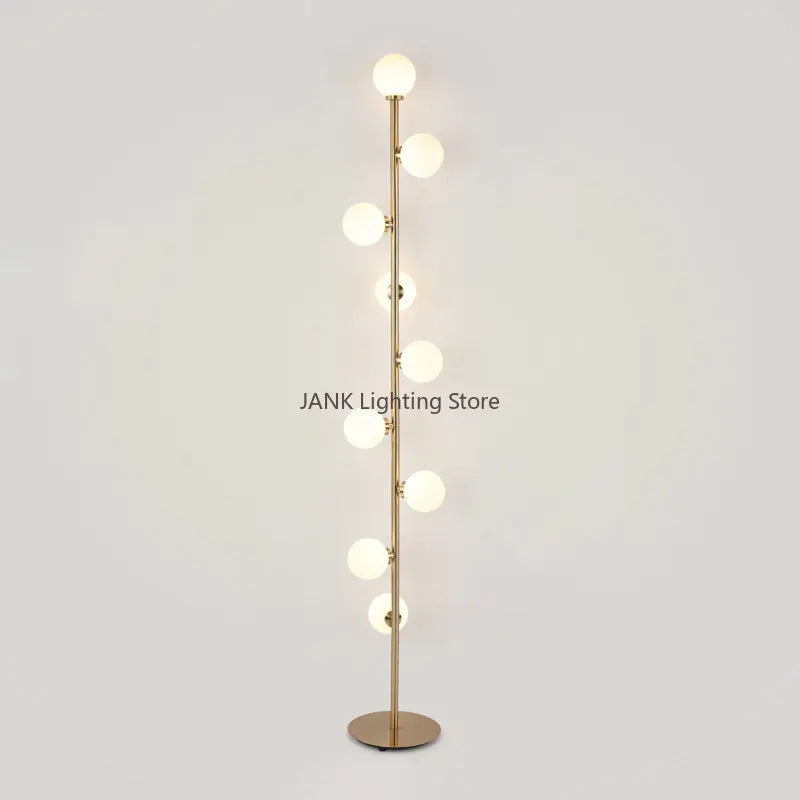Decorbites™ Glasballen-Stehlampe-Set: Nordisch postmodern minimalistischer Zauberbohnen-Stil
