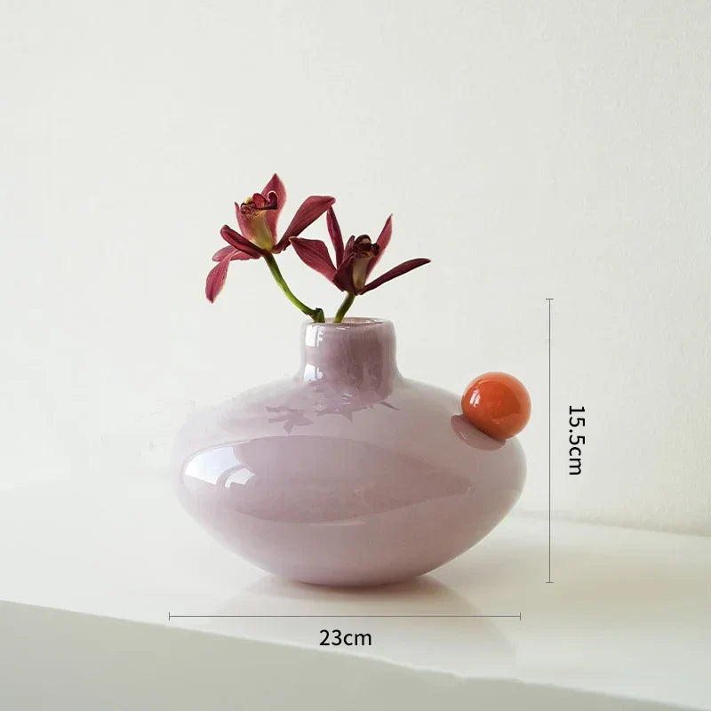 Decorbites™ Geometrische Glasvase Bunte Blasen Hydroponik-Terrarium Heimdekoration-Zubehör