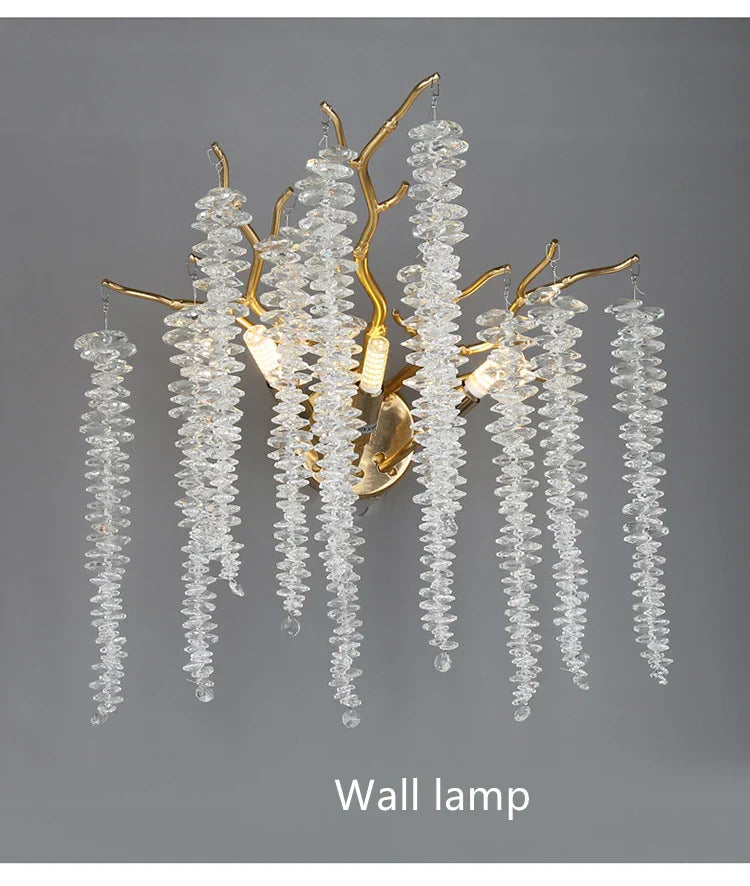 DecorBites™ Crystal Tassel Ceiling Chandelier for Luxurious Home Decor