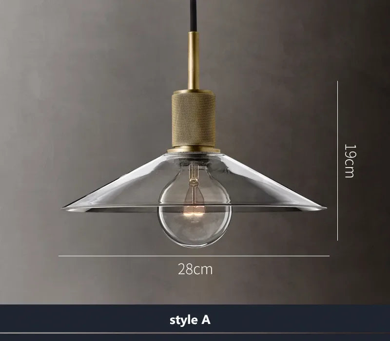 Decorbites™ Klar-Glas-LED-Pendantleuchte Gold-Metall-Chandelier MarshalAsLED Hängelampe