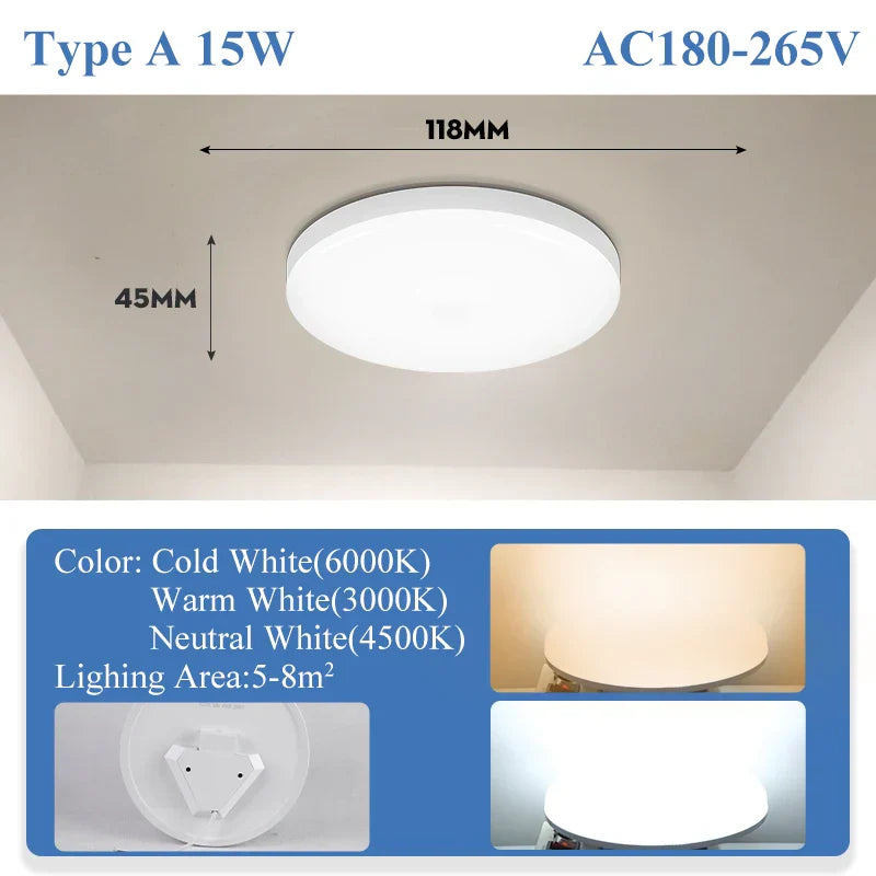 DecorBites™ LED Ceiling Chandelier Panel Light for Home Decor Lighting