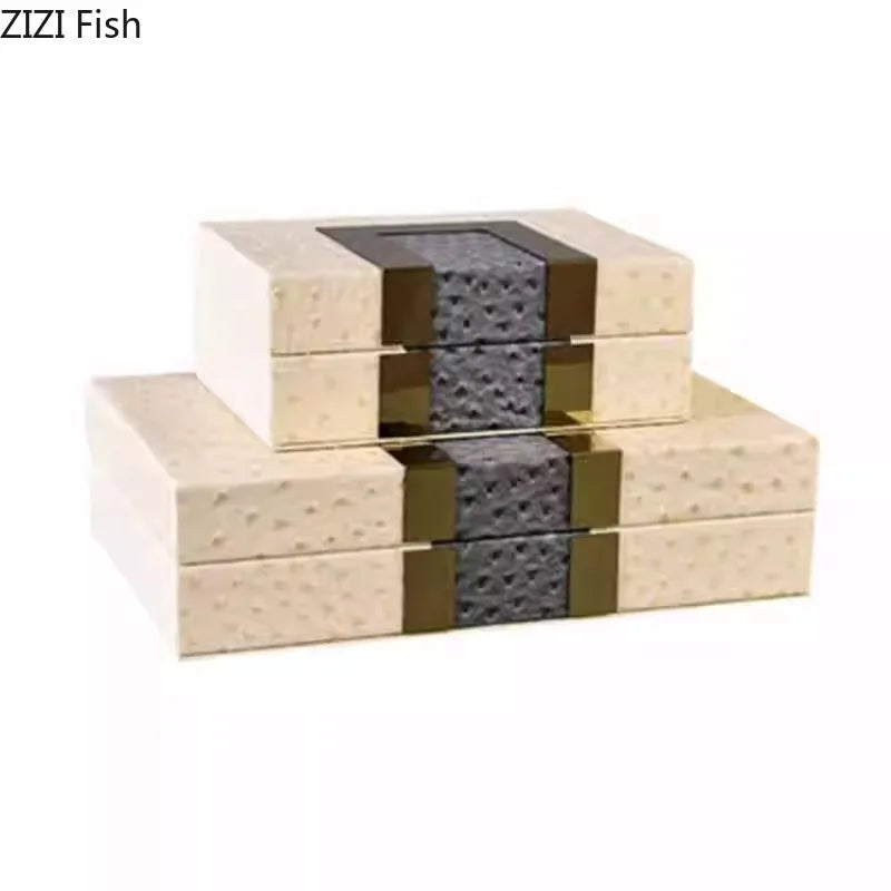 Decorbites™ Leder-Schmuckboxen Holz-Kosmetikdosen Schmuckaufbewahrungsdose