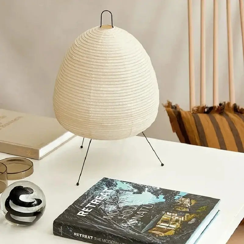 Decorbites™ Japanischer Stil Reispapier-Tischleuchte für Wohnzimmer, Schlafzimmer, Arbeitszimmer, Hotel