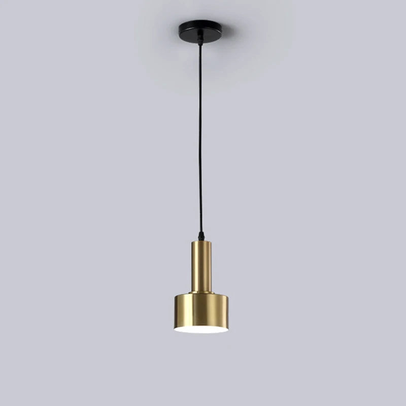 Decorbites™ Gold E27 LED Hängelampe Nordische Kronleuchter für Innenräume Wohnzimmer & Schlafzimmer