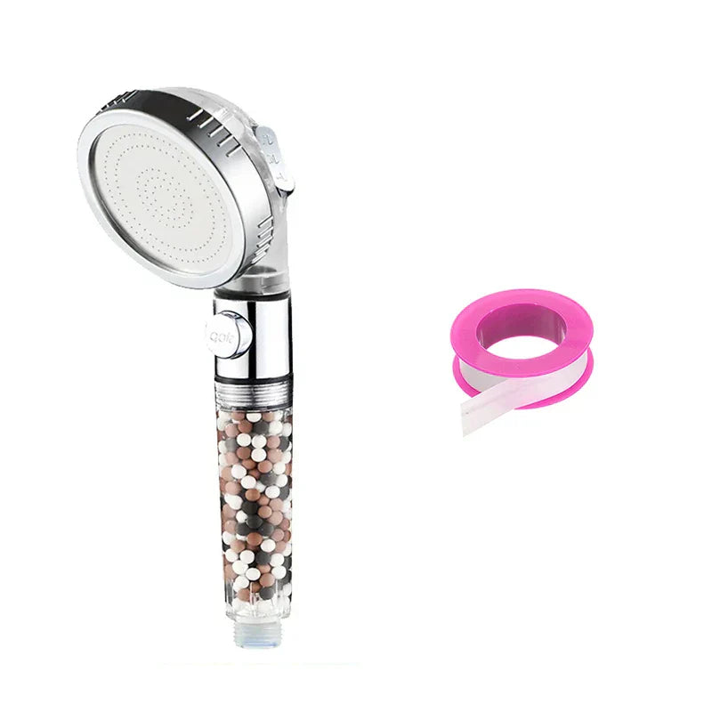 Decorbites™ Hochdruck-Duschkopf-Set mit Metallpaneel und Negativ-Ion-Filter
