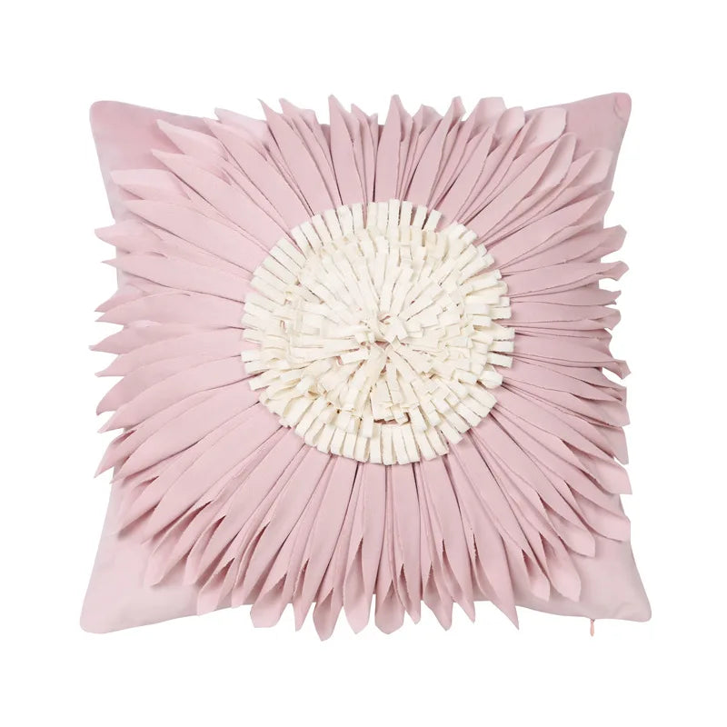 Decorbites™ Daisy Sonnenblume Plüsch-Kissenbezug 3D Blumen Samt Kissenbezug Heimdekoration