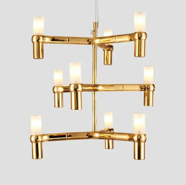 Decorbites™ Krone Major Kronleuchter G9 Luxus Flurleuchter, Weißgold, Chrom-Metall