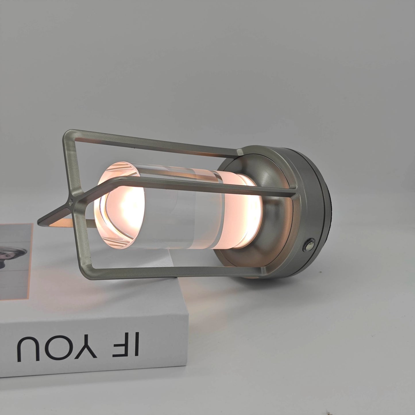 LED kristall tisch lampe Kunststoff Wiederaufladbare touch nacht lampe Schlafzimmer Nachttisch lampe Restaurant dekorative lampe