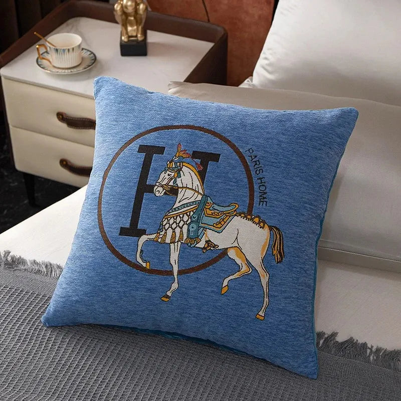 Decorbites™ Baumwoll-Hauslogo-Kissenbezug Deko-Kissenbezug Hausdekoration Fell Wohnzimmer