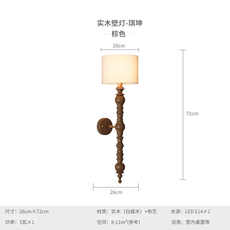 Decorbites™ LED-Holz-Wandlampe für die Wohnzimmer-Innendekoration mit Eingangbeleuchtung