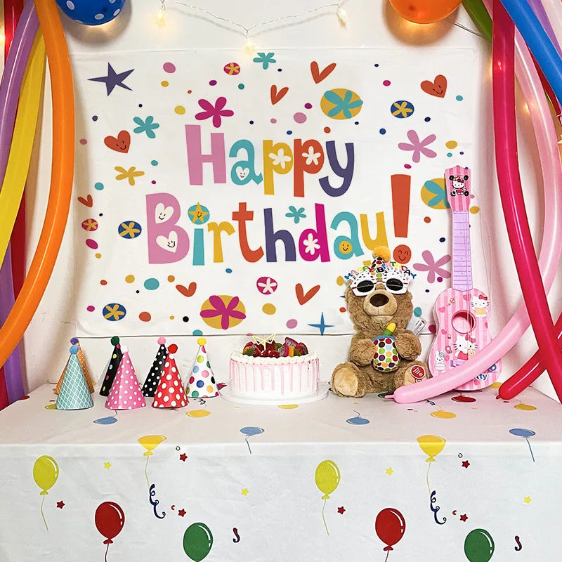 Decorbites™ Geburtstags-Wandbehang Dekoration Party Schlafzimmer Hängendes Tuch