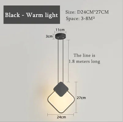 DecorBites™ Crystal LED Pendant Lights for Modern Home Decor and Lighting