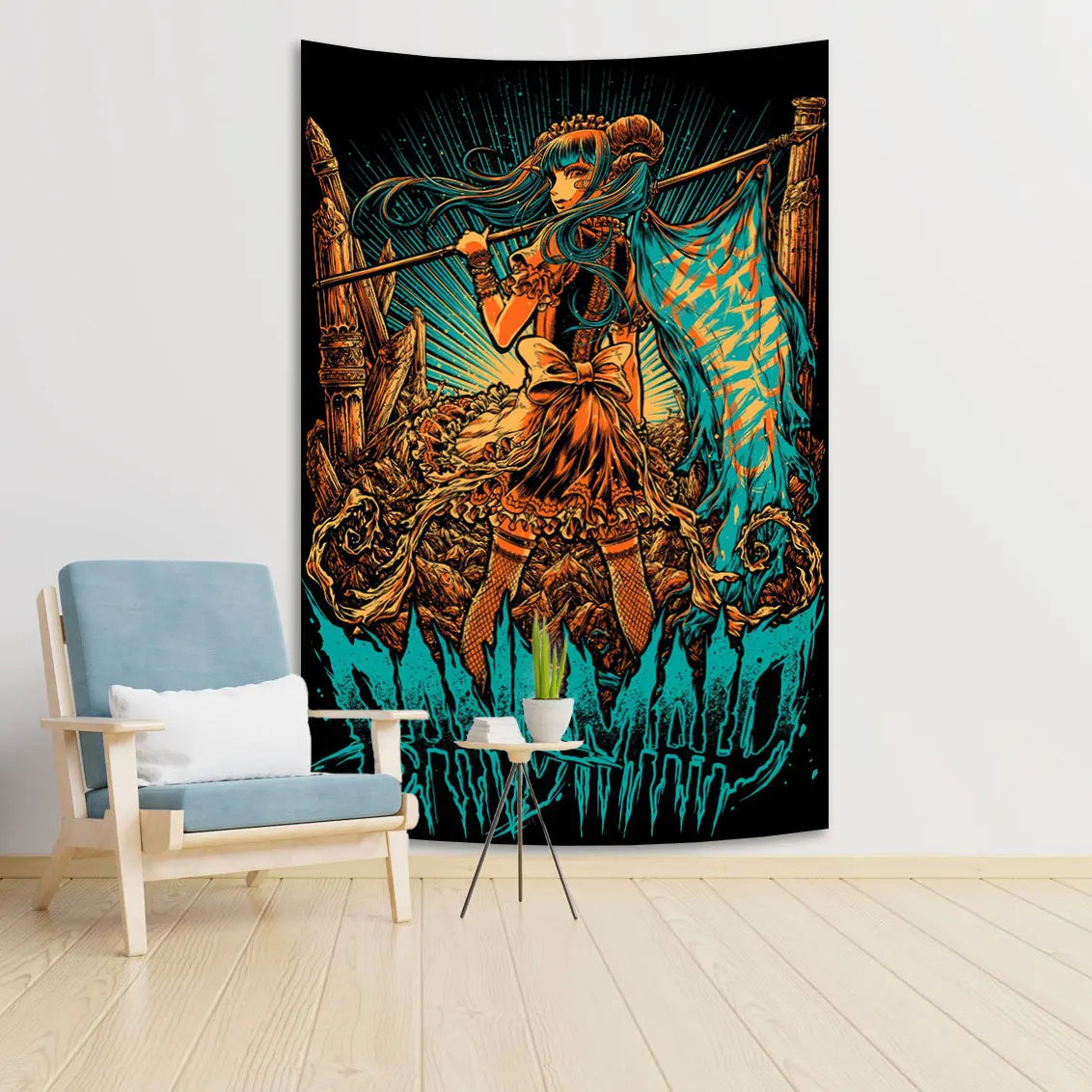 Decorbites™ Heavy-Metal-Rock-Musik-Poster-Wand-Teppich-Kunst-Heimdekoration