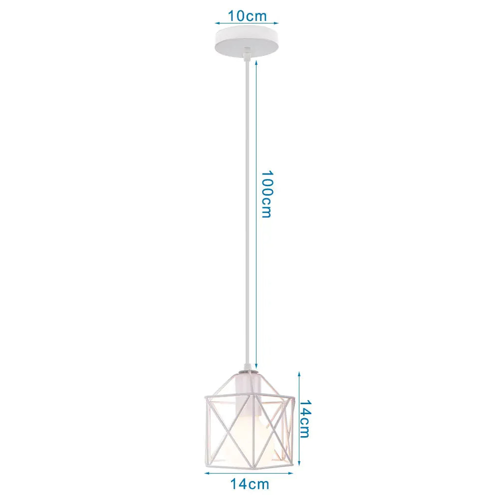 DecorBites™ Iron Frame Retro Led Pendant Light for Kitchen Dining Living Room