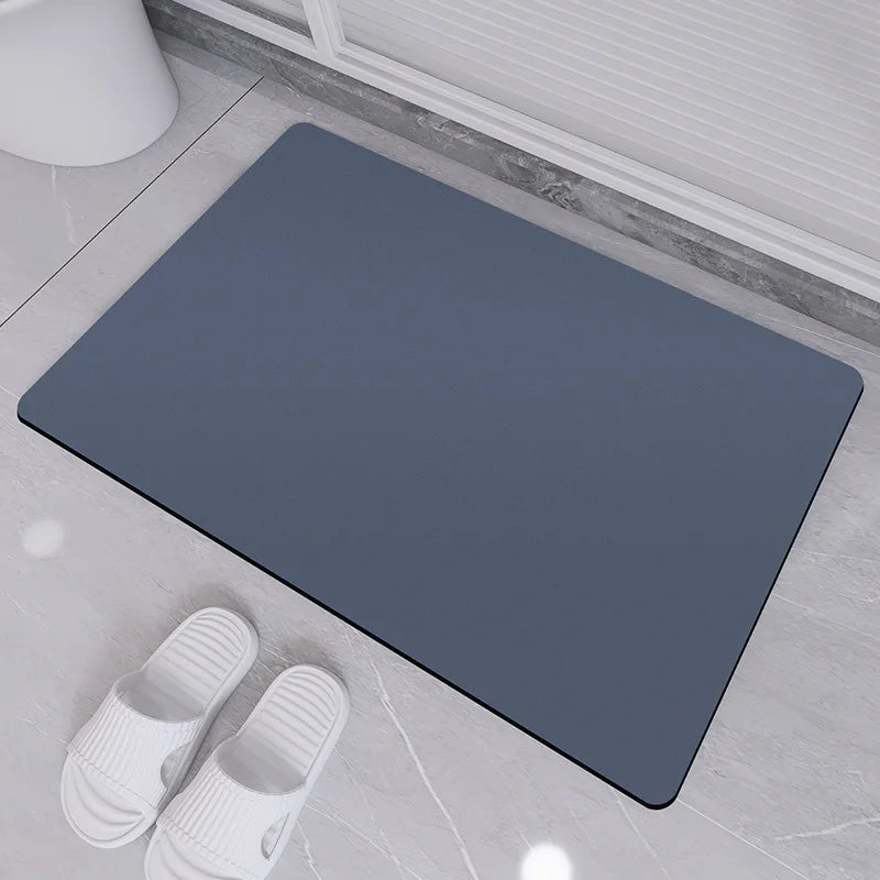 Decorbites™ Diatomeenerde-Badteppich: Super saugfähige rutschfeste Matte für Badezimmer & Toiletten