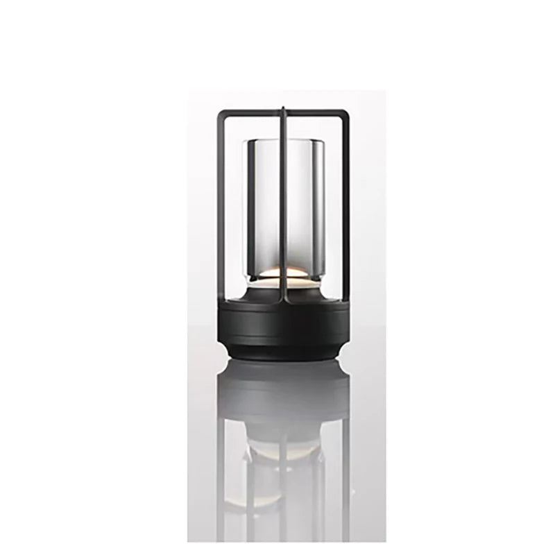 LED kristall tisch lampe Kunststoff Wiederaufladbare touch nacht lampe Schlafzimmer Nachttisch lampe Restaurant dekorative lampe