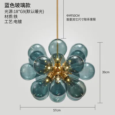 Decorbites™ Glas-Blase Hängeleuchten Kronleuchter Moderne Raumdekoration Deckenpendellampe