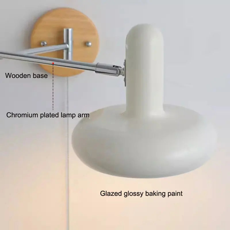 Decorbites™ Sahne-Wind-Rocker-Arm-Wandlampe für vintage Schlafzimmer Arbeitszimmer
