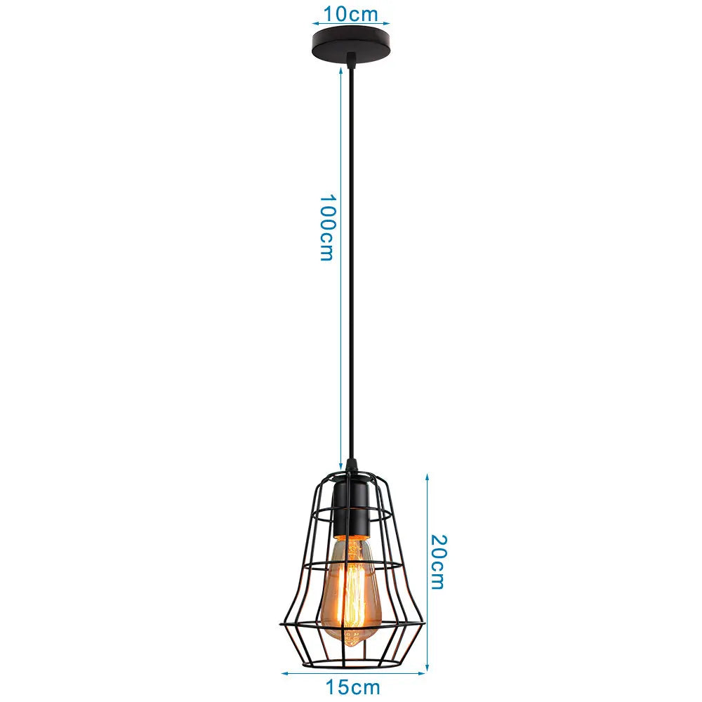 Decorbites™ Industrielles Loft-Pendant-LED-Deckenleuchte für die Dekoration im Wohnzimmer, Küche und Zuhause