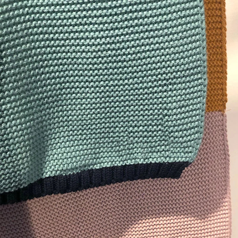 Decorbites™ Strick-Chenille-Decke für Bett und Sofa – Weich & Schick für die Heimdekoration